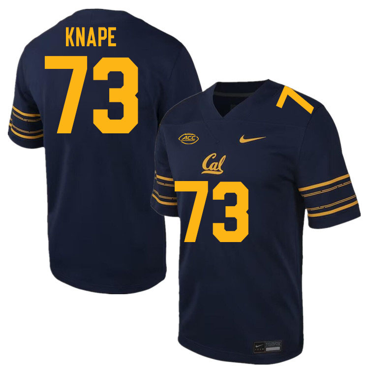 California Golden Bears #73 Tyler Knape ACC Conference College Football Jerseys Stitched-Navy